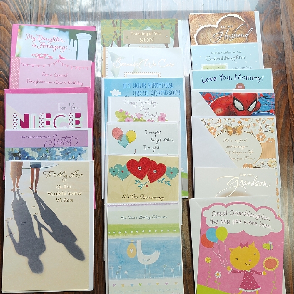 Over 66 Greeting Cards. All Different Occasions.